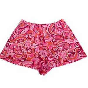 Lilly Pulitzer IVY SHORTS IN PINK POUT MANGO SALSA Size 00